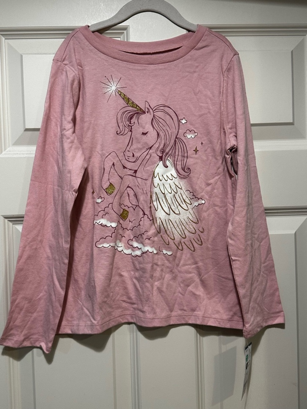 Girls Medium Graphic Long sleeve Tee NWT
